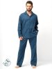 KEY PIŻAMA MĘSKA MNS 815 FLANELA DR R.3XL-4XL